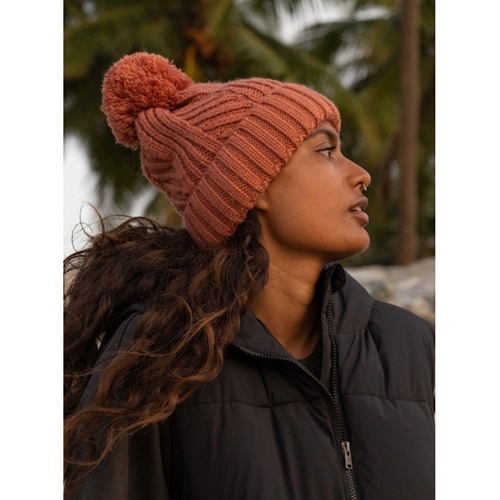 Cozy Sundown Mütze Dusty Coral