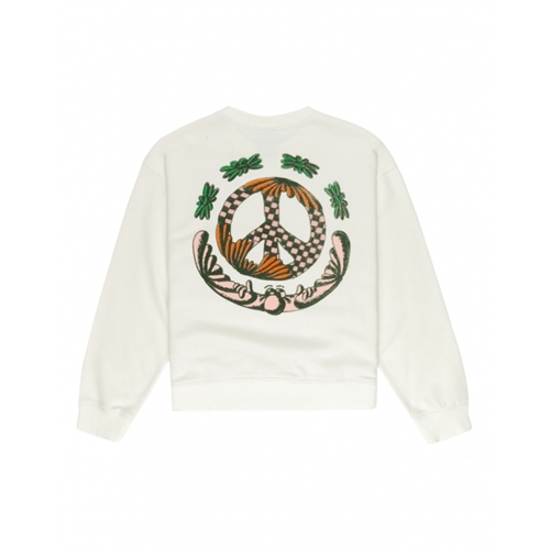 Peace Tree Logo Sweatshirt Egret