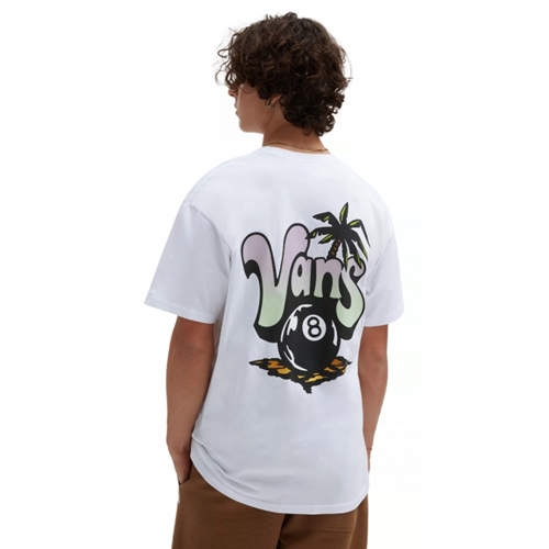 Paradise Palm SS Tee White