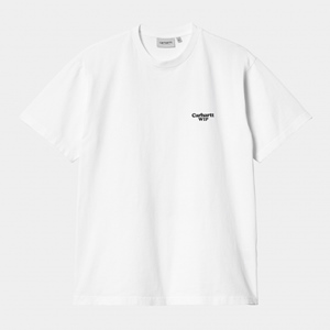 S/S Paisley T-Shirt White Black