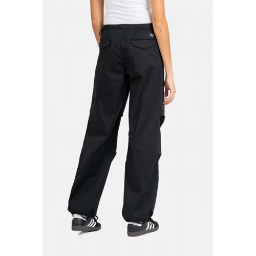 Women Parachute Pant Deep Black