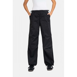 Women Parachute Pant Deep Black