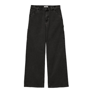 W Jens Pant Black Stone Washed