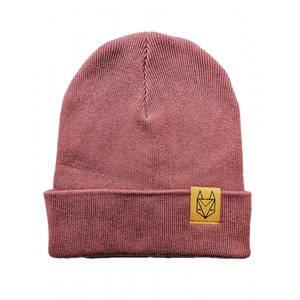 Rib Beanie Hibiscus Kleiner Patch