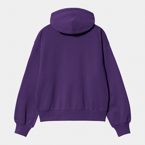 W Hooded Casey Sweatshirt Tyrian Silver