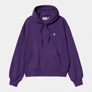 W Hooded Casey Sweatshirt Tyrian Silver