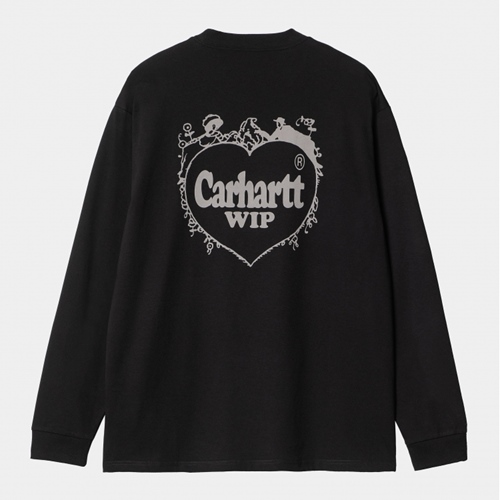 L/S Spree T-Shirt Black Grey