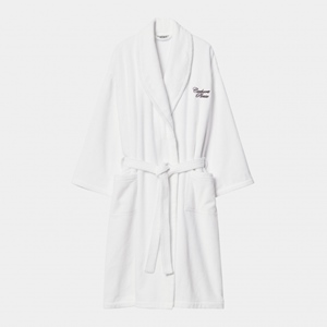 Carhartt Please Bathrobe White Bordeaux