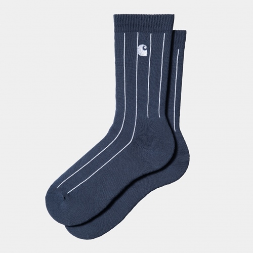 Orlean Socks Stripe Blue White