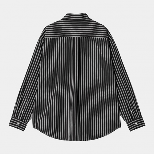 L/S Ligety Shirt Stripe Black Wax