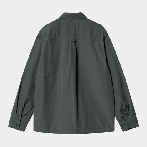 L/S Craft Zip Shirt Jura Rinsed