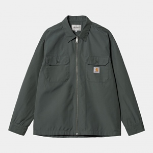 L/S Craft Zip Shirt Jura Rinsed