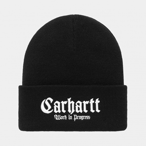Onyx Beanie Black White