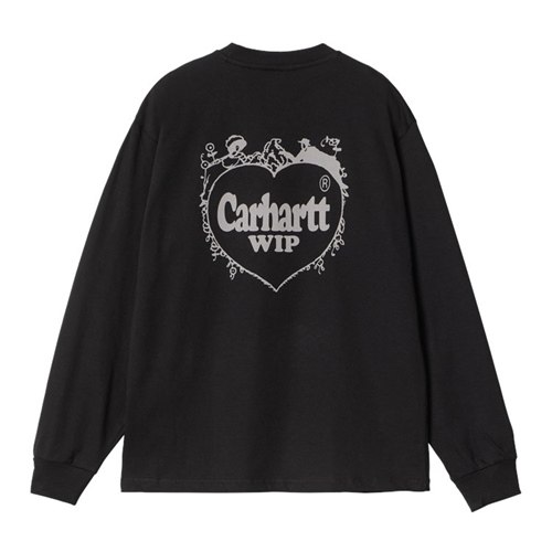 W L/S Spree T-Shirt Black Grey