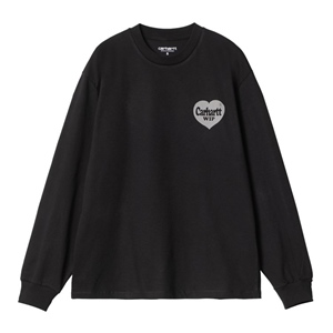 W L/S Spree T-Shirt Black Grey