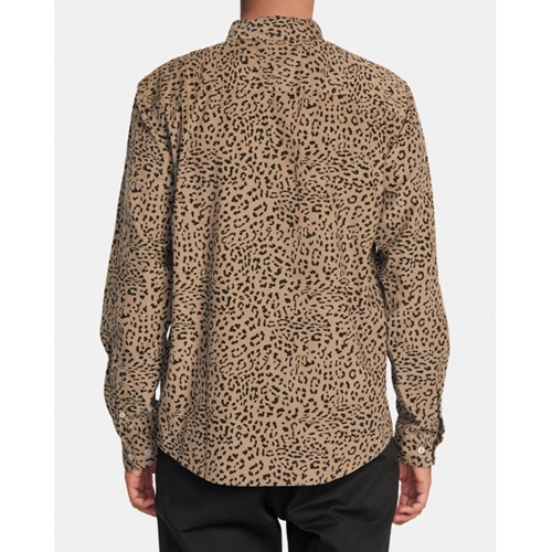 Freeman Cord Print Hemd Cheetah