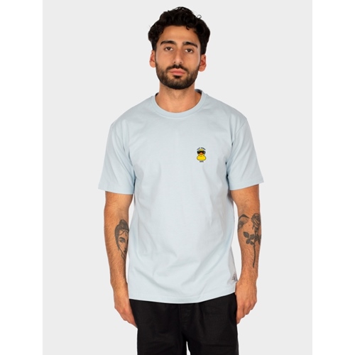 Lazy Sunny Day Emb Tee Ice Blue