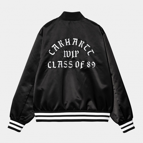 W Class of 89 Bomber Jacket Black White