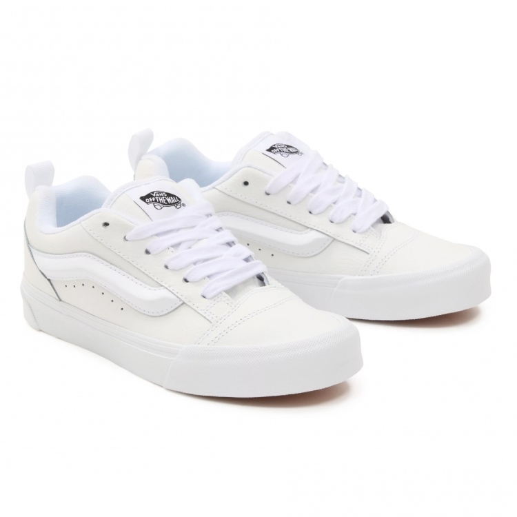 Vans old skool true white leather hotsell