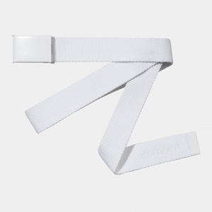 Script Belt Tonal White