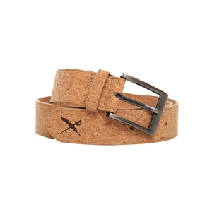 Cork Flag Belt light brown