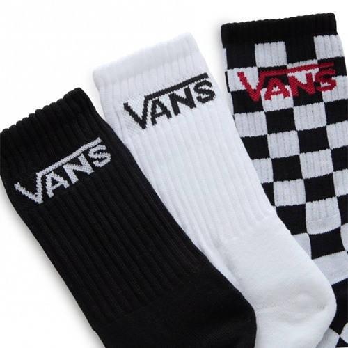 Classic Vans Crew Sock Black White