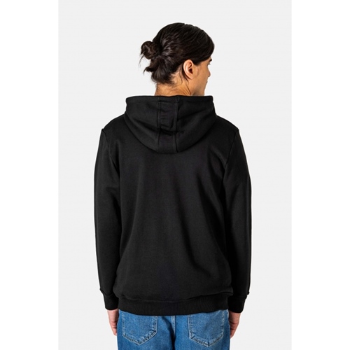 Staple Terry Zip Hoodie Deep Black