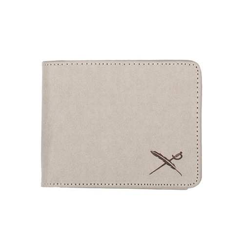 Paper Flag Wallet Stone Grey