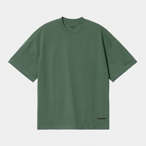 S/S Link Script T-Shirt Park Black