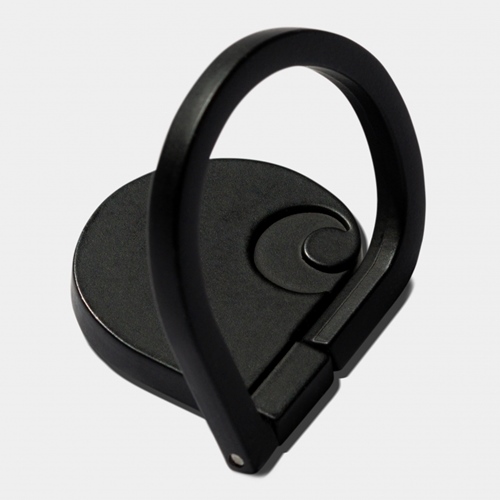 C Logo Phone Ring Black