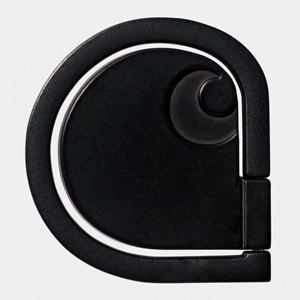 C Logo Phone Ring Black