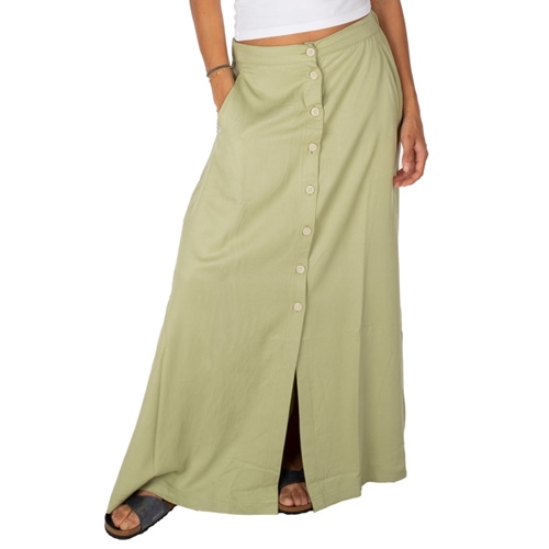 Civic Eco Maxi Skirt Light Olive