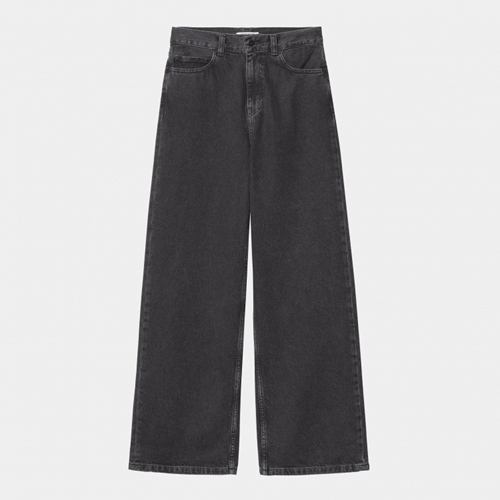 W Jane Pant Black Heavy Stone Wash