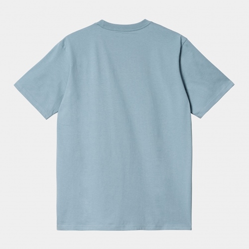 S/S Pocket T-Shirt Misty Sky