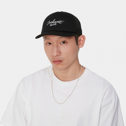 Signature Trucker Black White