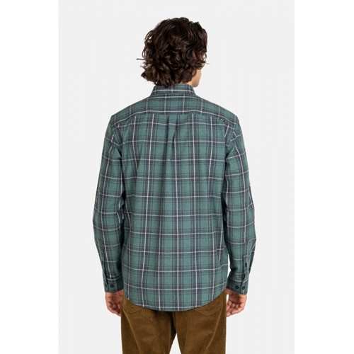 Alvar Check Shirt Green Black White
