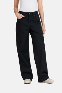 Women Mia Cargo Deep Black Canvas
