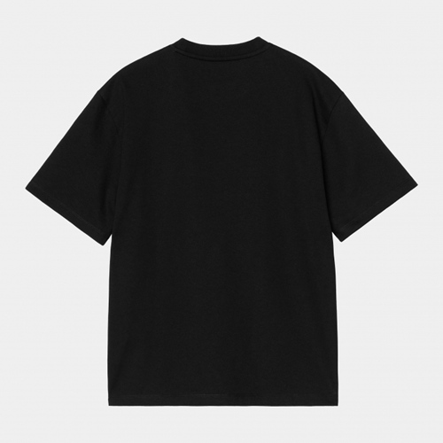 W S/S Rivet Script T-Shirt Black Silver