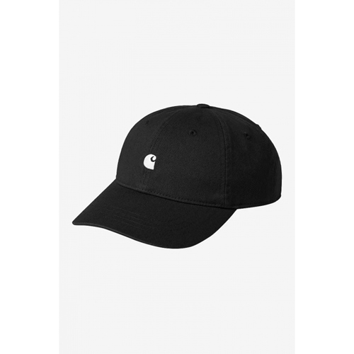 W Madison Logo Cap Black White