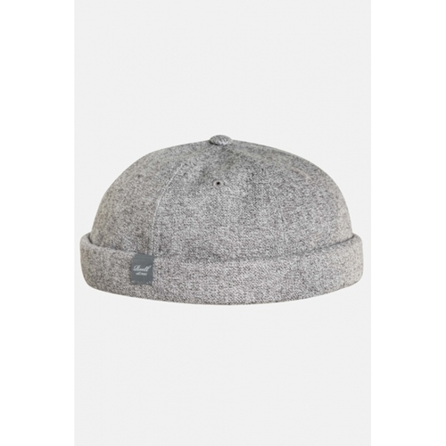Docker Cap Grey Tweed