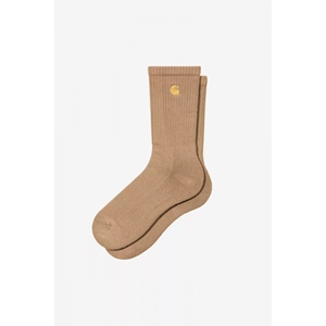 Chase Socks Dusty H Brown Gold