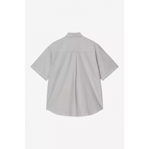 S/S Braxton Shirt Graphite White