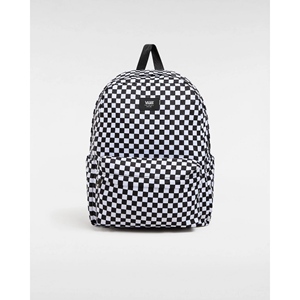 Old Skool Check Backpack Black White