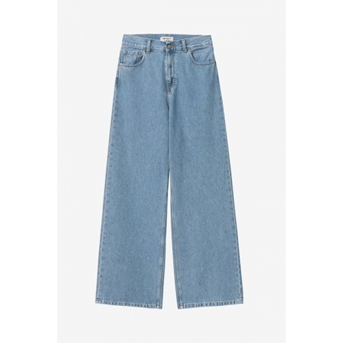 W Jane Pant Blue Heavy Stone Wash