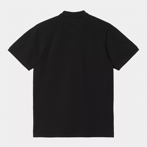 S/S Chase Pique Polo Black Gold