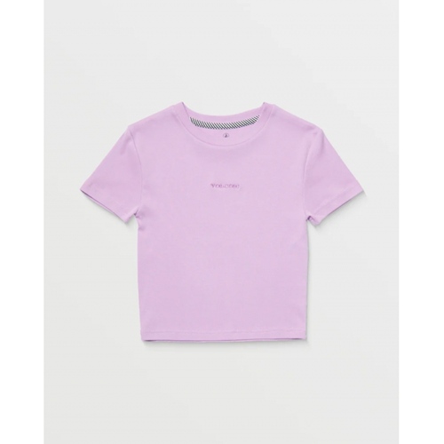 Volcom Stone Tight Crop T-Shirt Iris Pur