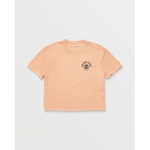 Dial Crop T-Shirt Sand Brown