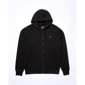 Single Stone Zip Kapuzenjacke Black