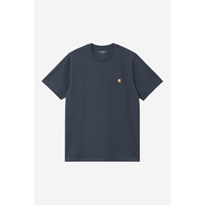 S/S Chase T-Shirt Dusky Blue Gold