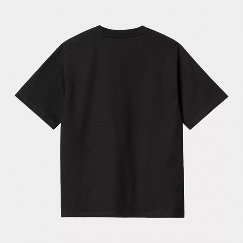 W S/S American Script T-Shirt Black